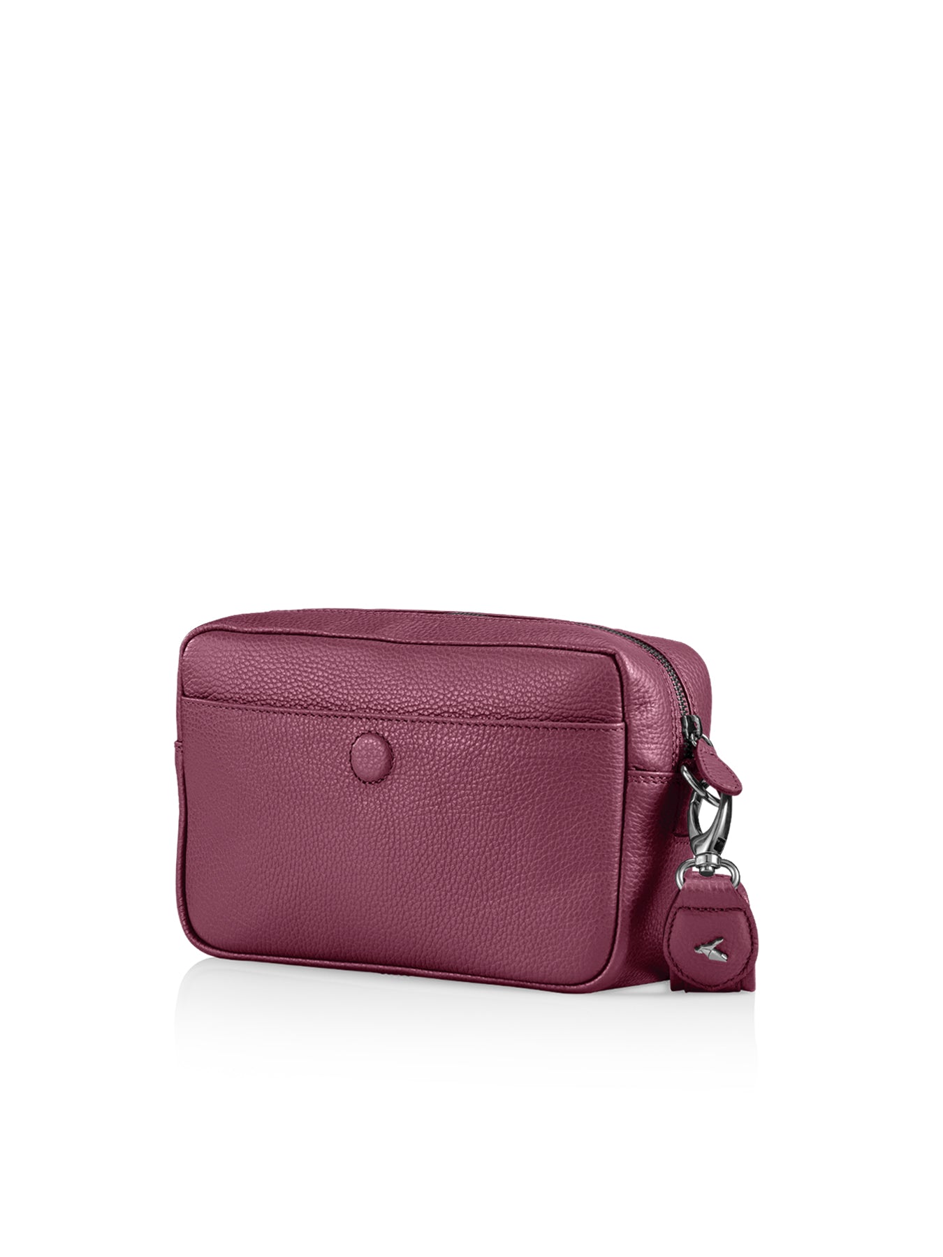 Elegante Del Conte Tasche Leder Rosa Magenta Lila store Schwarz